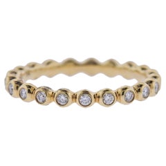 Georg Jensen Yellow Gold Aurora Diamond Ring 1553 B