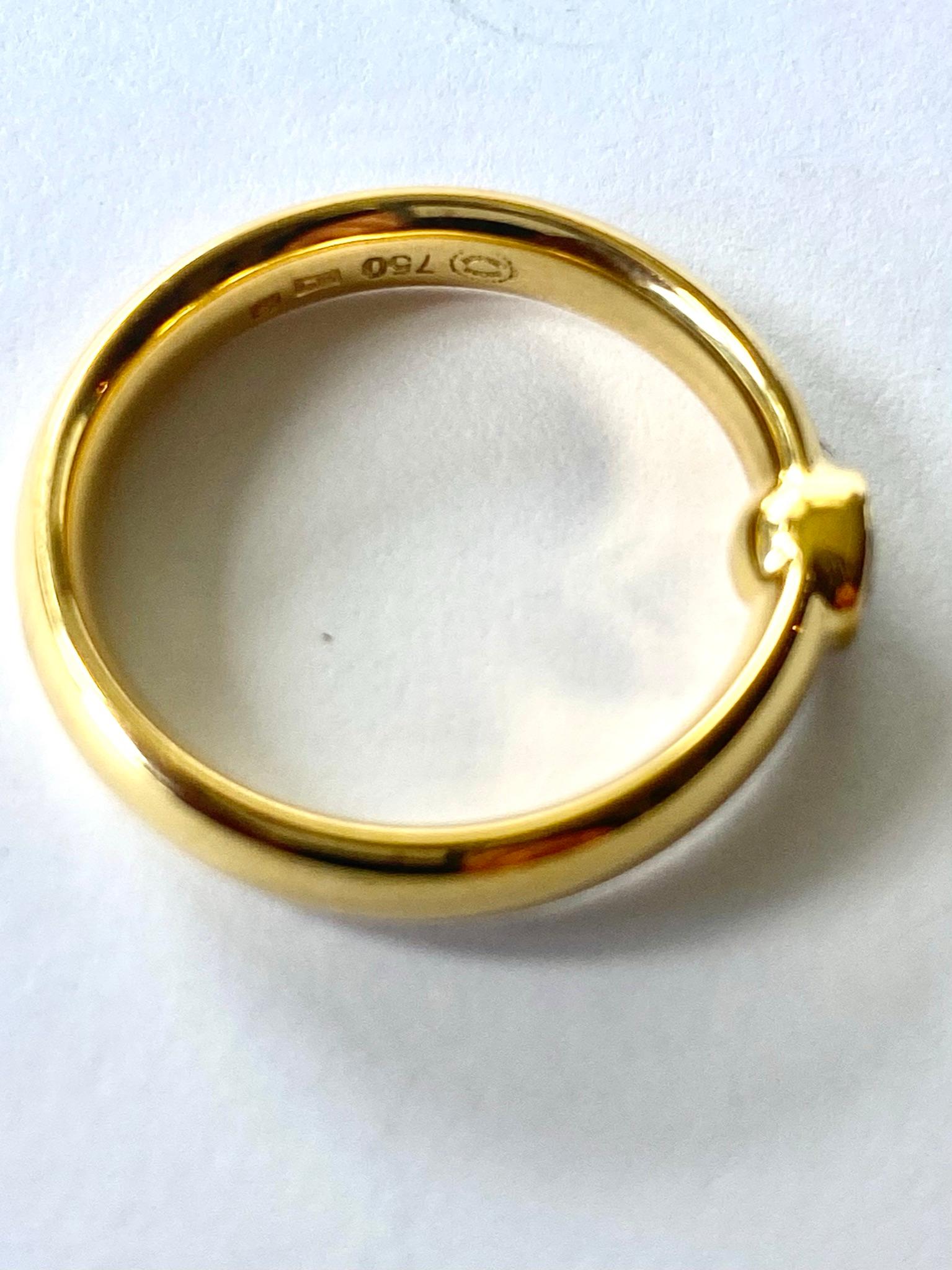 Georg Jensen, bague en or jaune et diamants, Centenary Neuf - En vente à Heerlen, NL