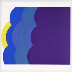"Drei-Tex Blau" serigraph