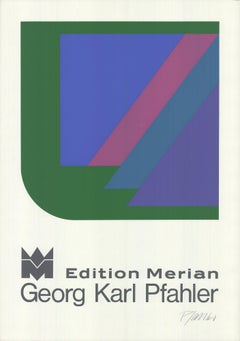 Georg Karl Pfahler „Edition Merian“ 1982- Serigraphie- Signiert