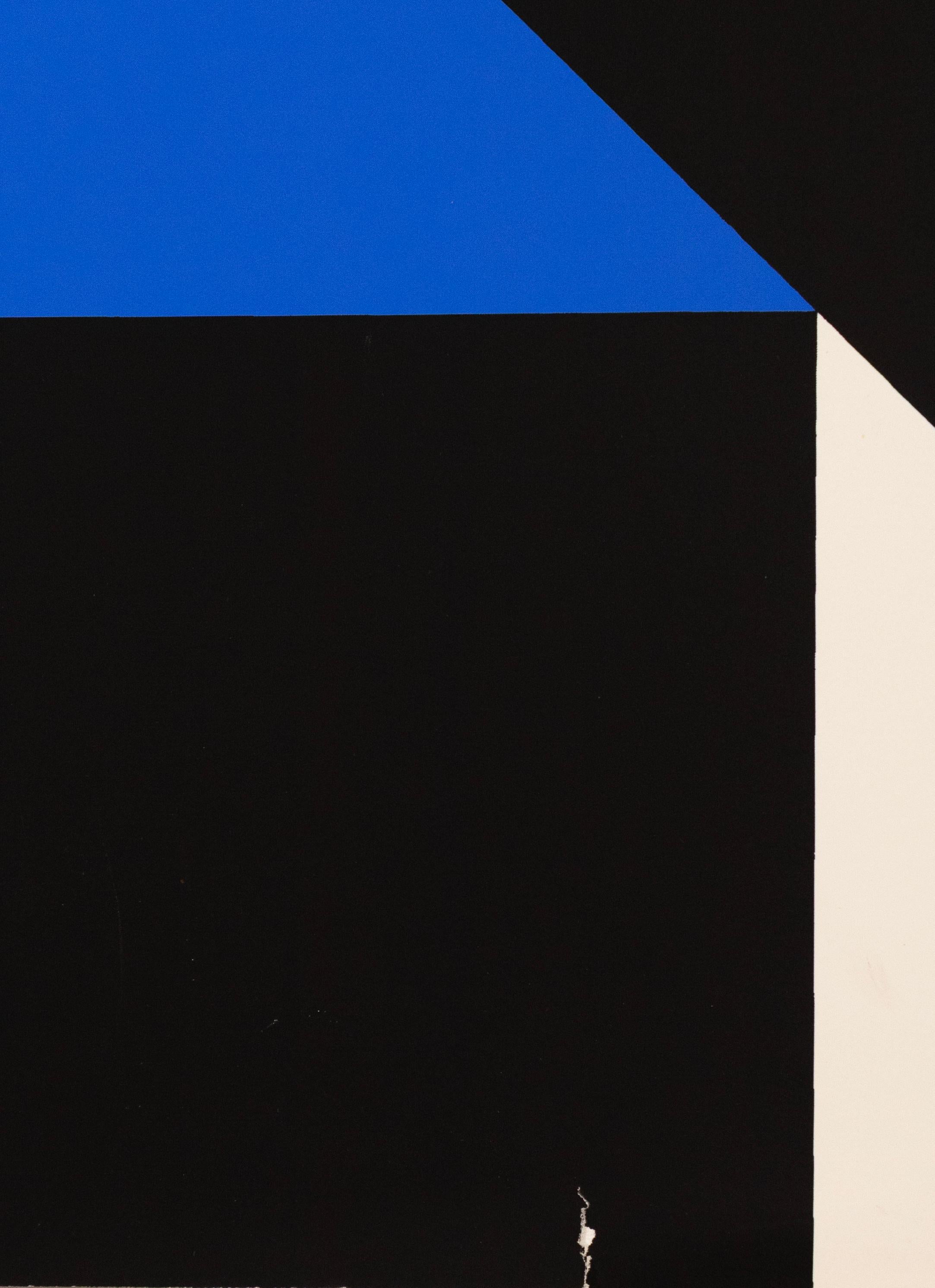 German Georg Karl Pfahler Ost-West Transit Series I Signed Mod Lithograph 45/110 Art For Sale