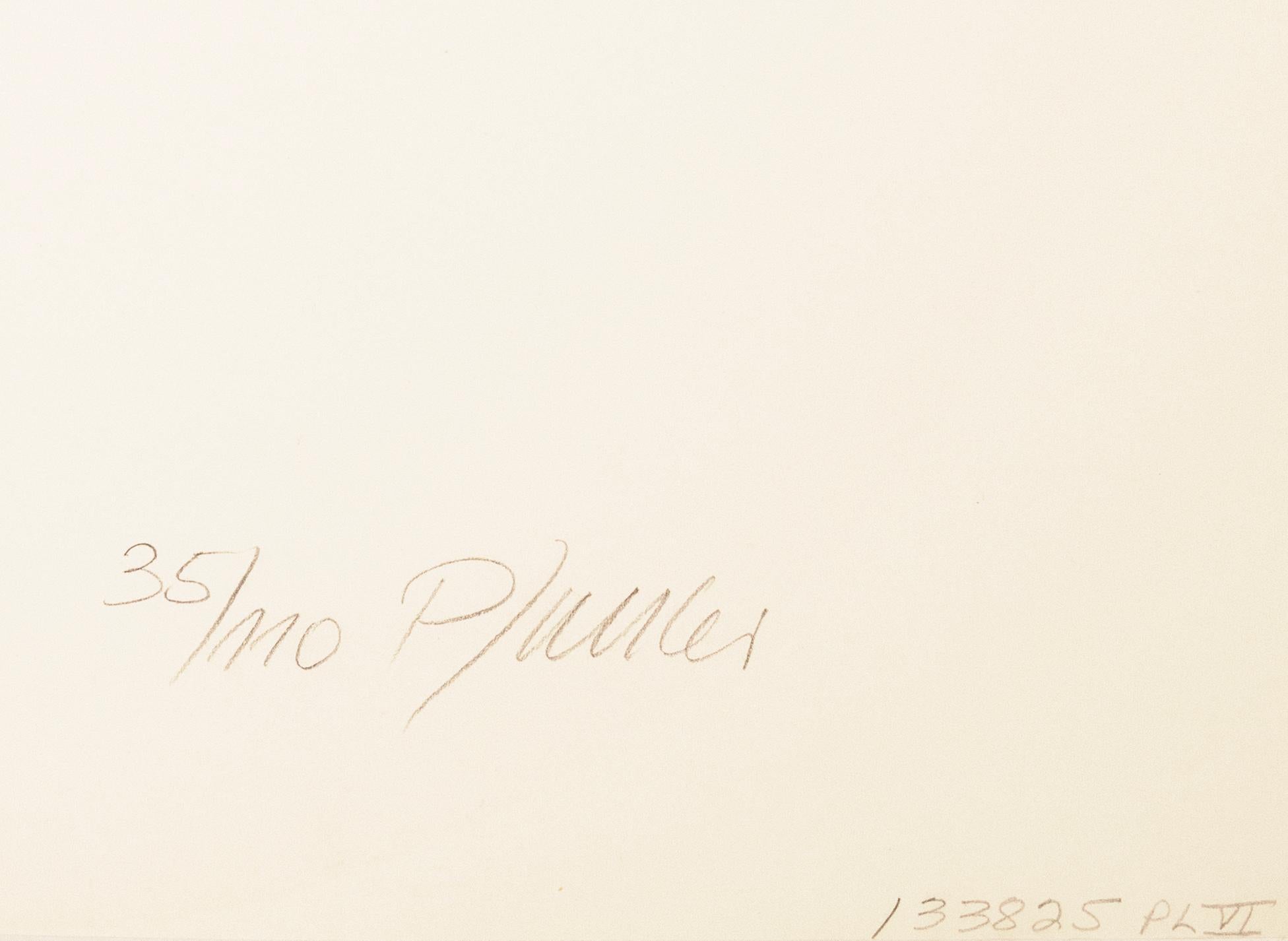 Papier Georg Karl Pfahler Ost-West Transit Series IV Signed Mod Lithograph 35/110 Art en vente