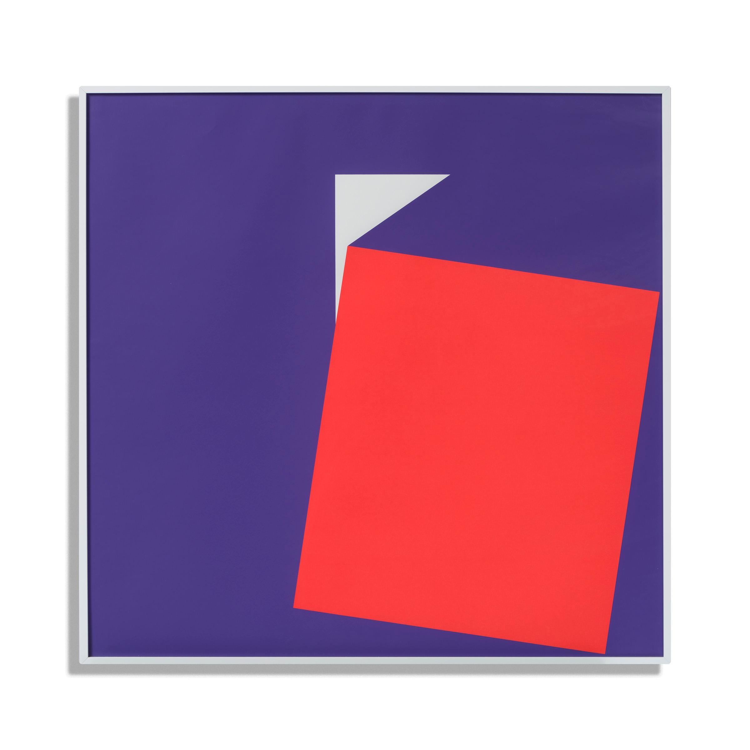 Georg Karl Pfahler, ohne Titel  Farbfarbener Siebdruck auf gewebtem Papier 1989 (Deutsch) im Angebot