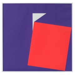 Georg Karl Pfahler  Sérigraphie couleur sur papier vélin 1989