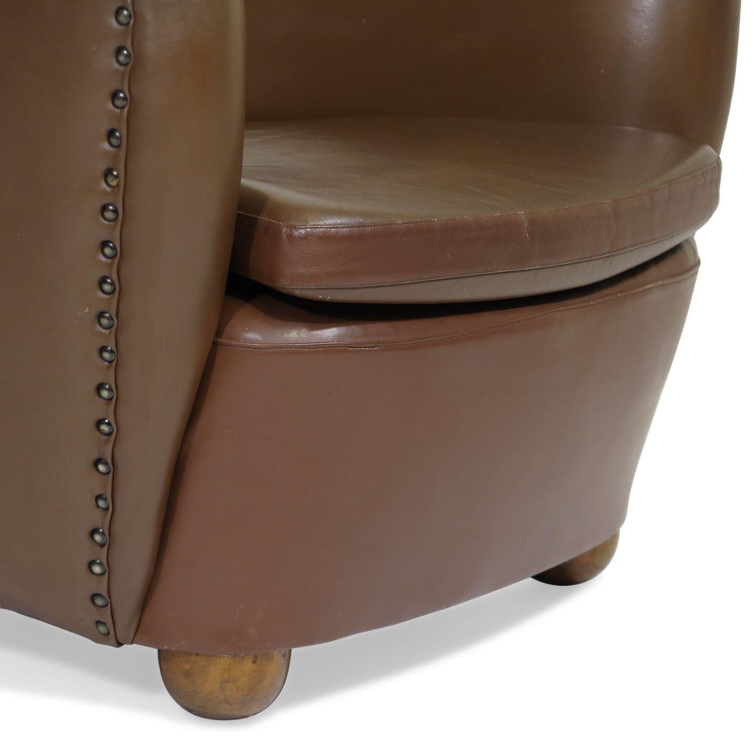 Scandinavian Modern Georg Kofoed Danish High-back Lounge Chair For Sale