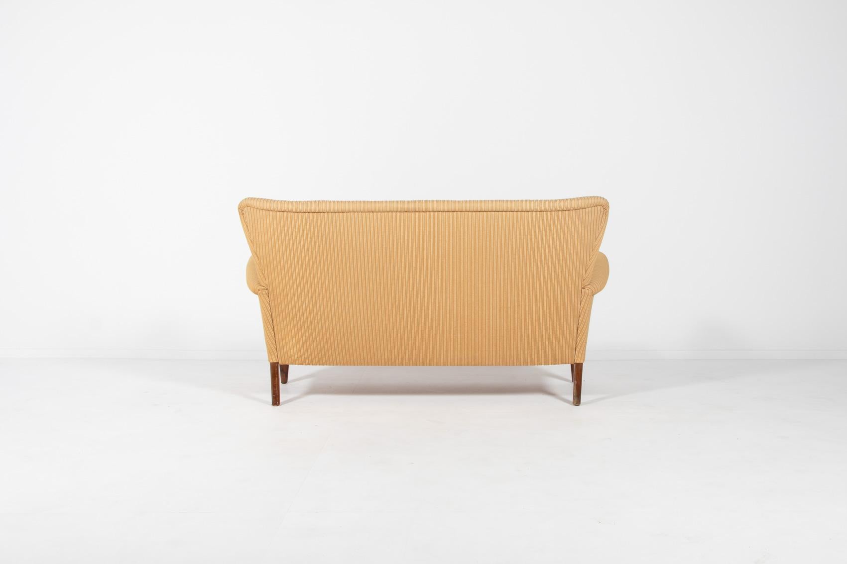 Leather Georg Kofoed sofa from 1950’s, Denmark For Sale