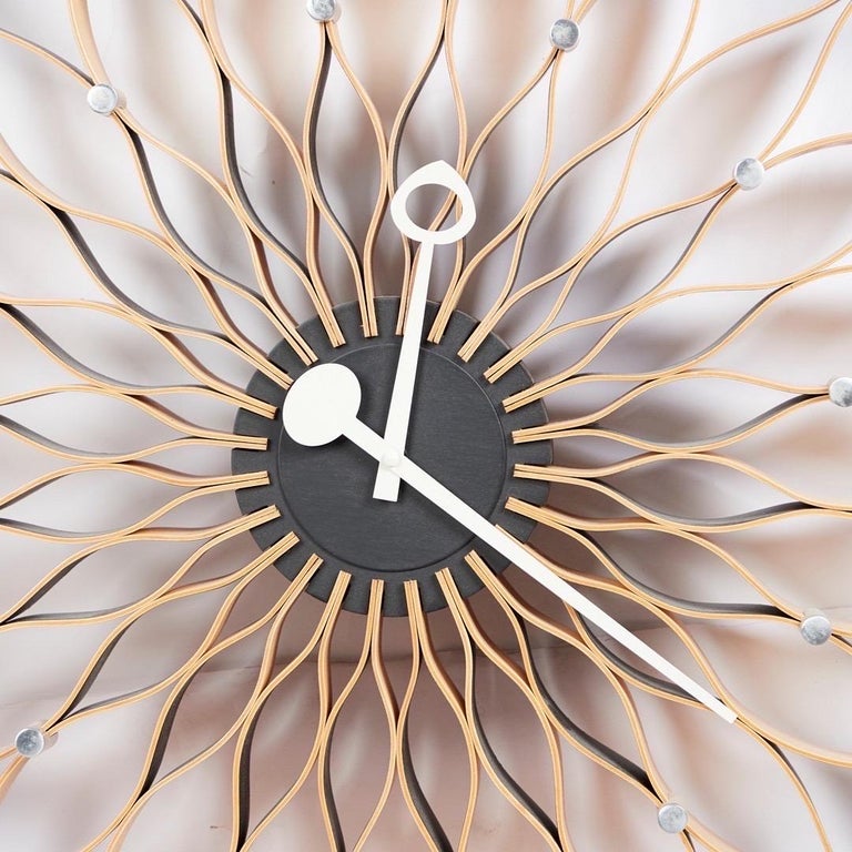 Nelson, Vitra, 'Sunflower' clock, 75cm, New Edition 2001, USA For