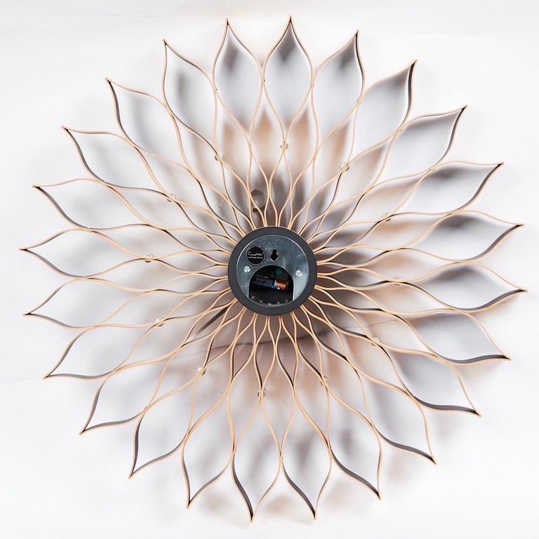 Nelson, Vitra, 'Sunflower' clock, 75cm, New Edition 2001, USA For Sale at 1stDibs
