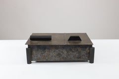 George Nilsson di Gero, Zeist. Un portagioie Art Deco in argento placcato