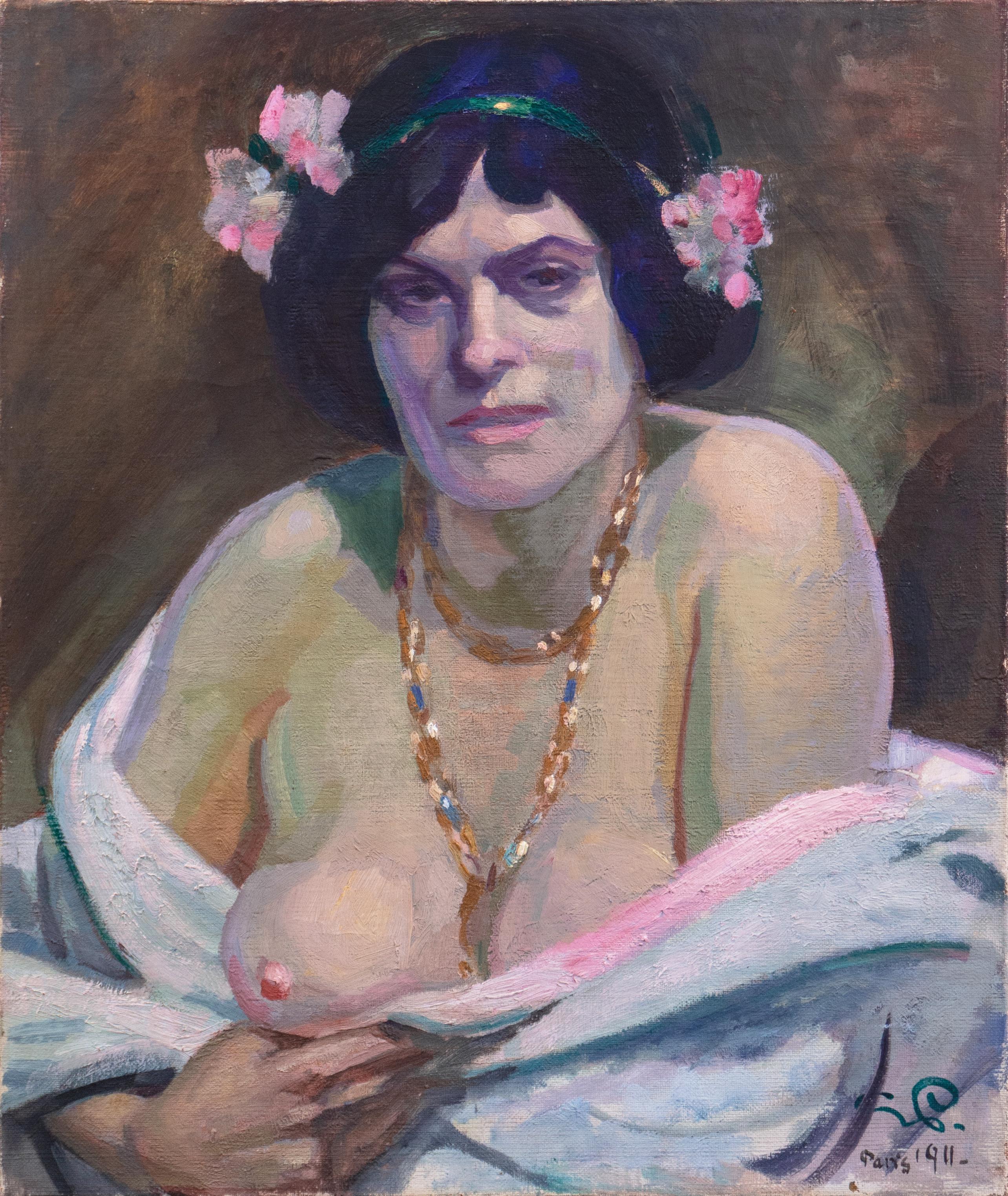 Nude Painting di Georg Pauli - 'Carmen', Parigi, Andre L'hote, Fin de Siècle, Accademia Reale Svedese