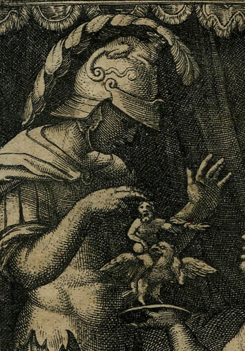 Medea and Jason - Print by Georg Pencz