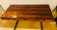 Georg Petersens Danish Modern Rosewood Cantilever Writing Desk