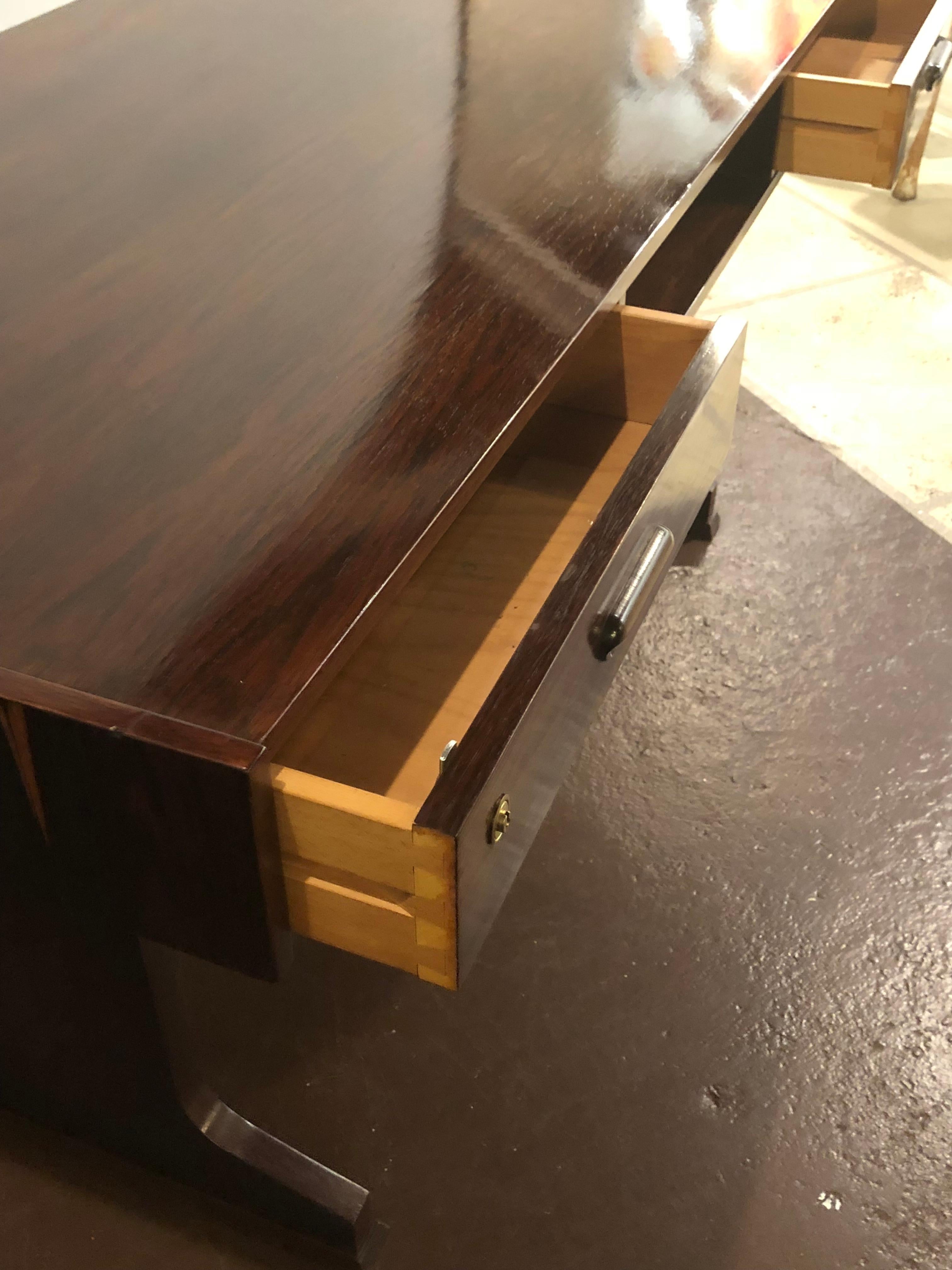 Georg Petersens Mid-Century Modern Rosewood Cantilever Writing Desk 8