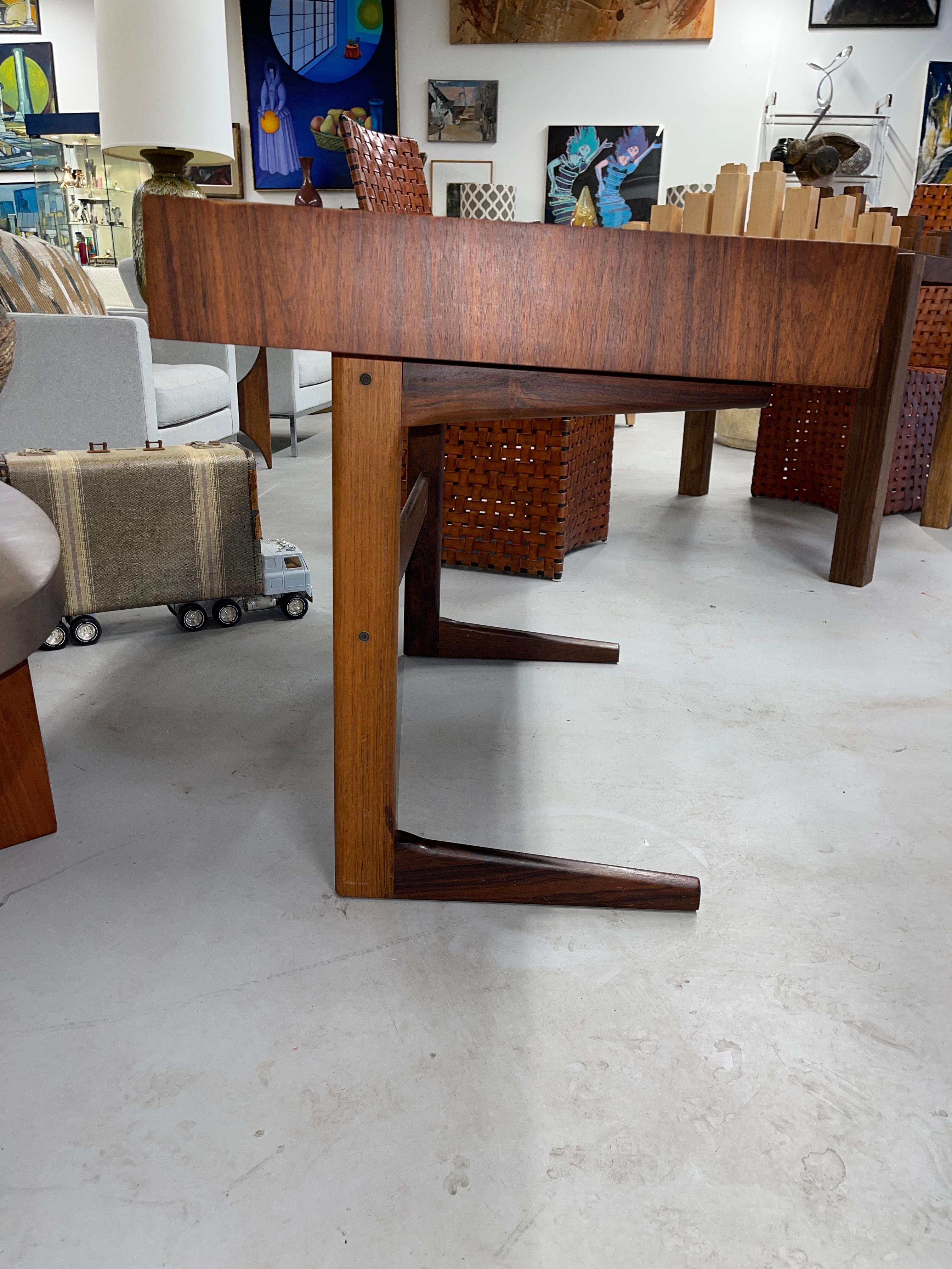 Georg Petersens Rosewood Desk In Good Condition In Palm Springs, CA