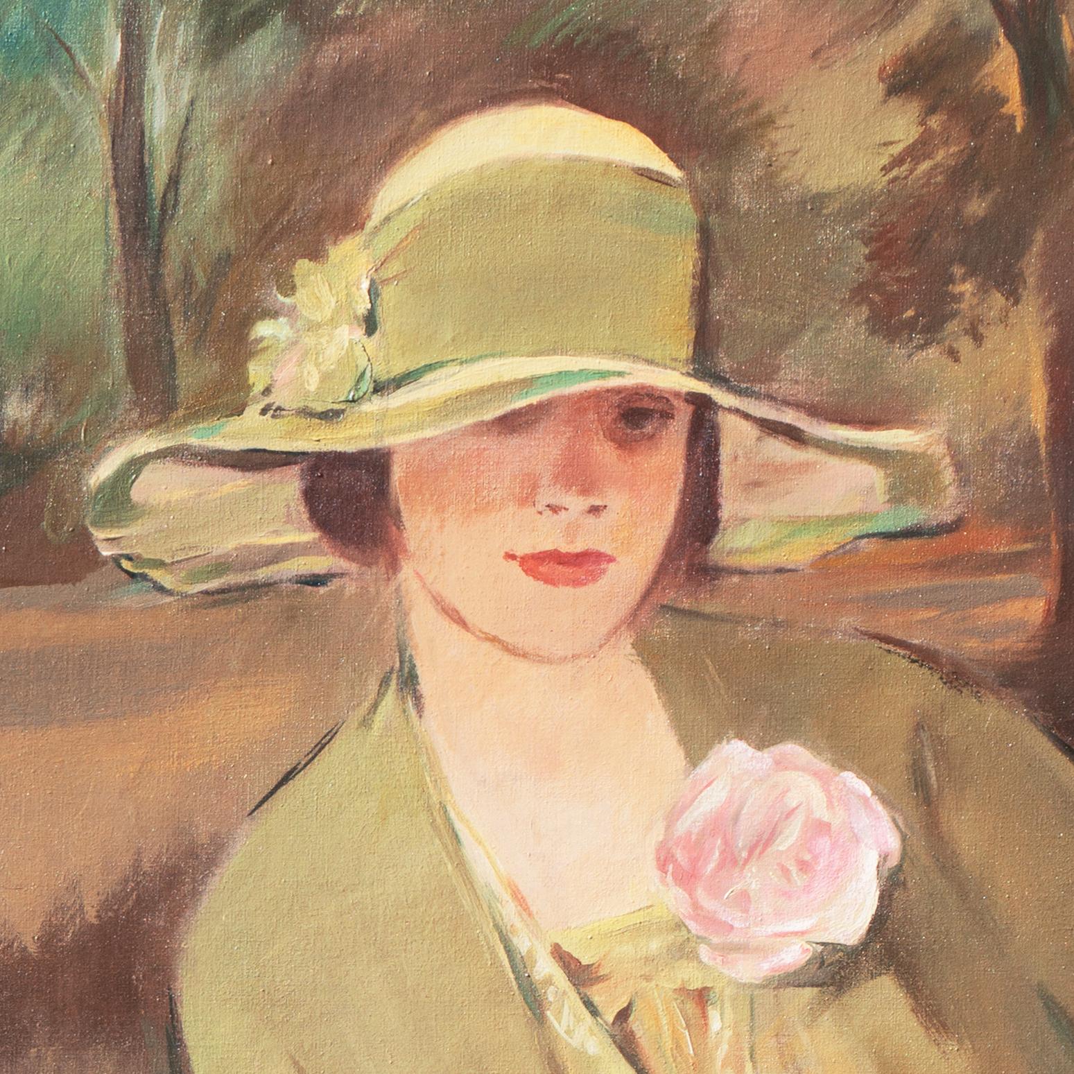 'Portrait of a Fashion Designer', Berlin National Gallery, Weimar, Jewish, 20's For Sale 7