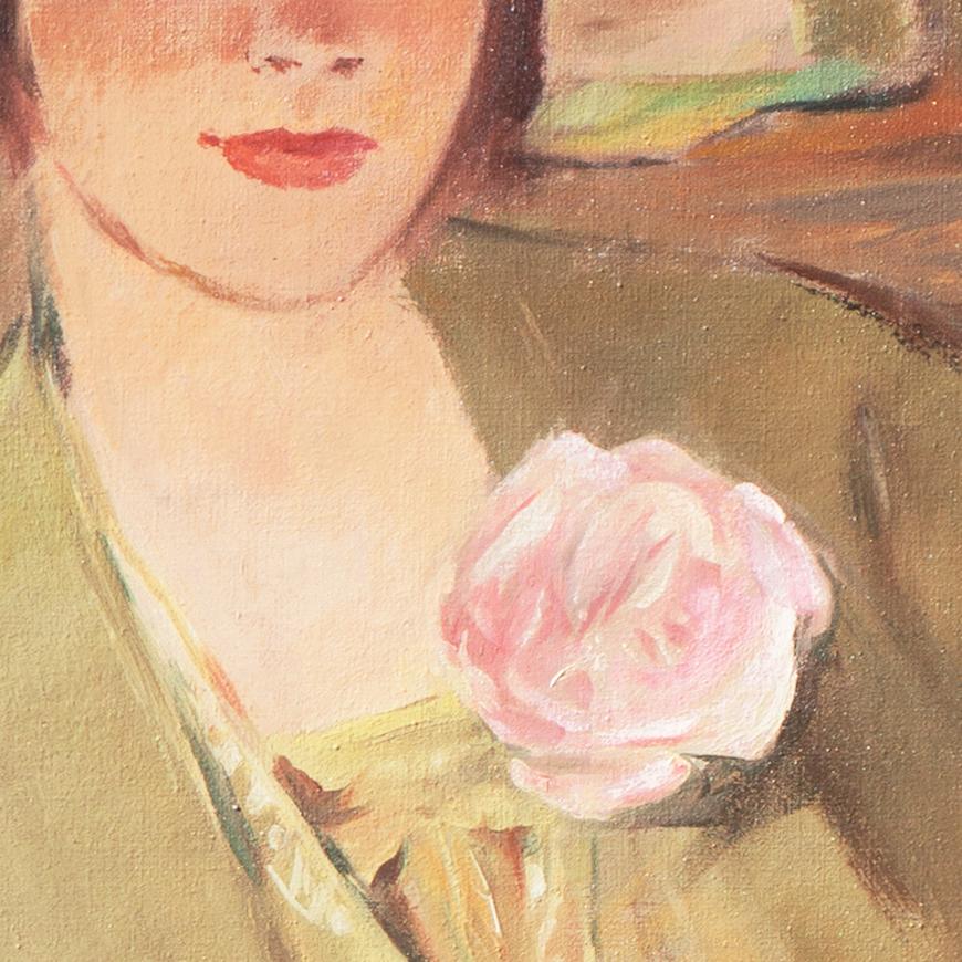 'Portrait of a Fashion Designer', Berlin National Gallery, Weimar, Jewish, 20's For Sale 1