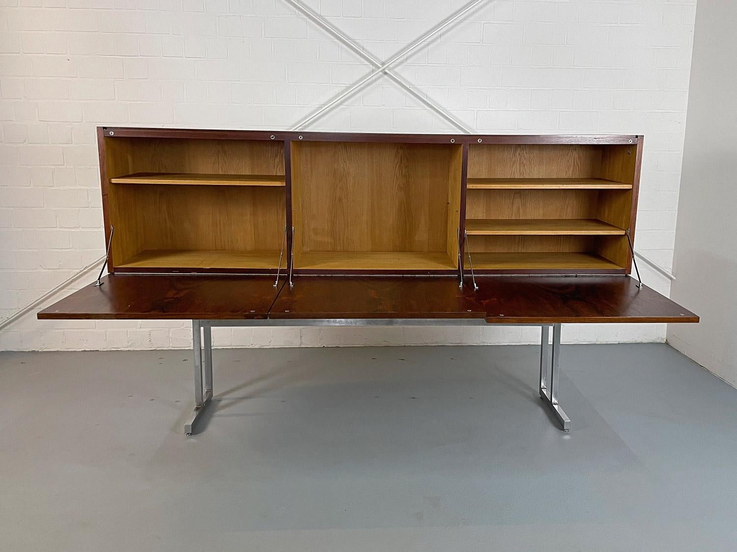 Georg Satink Credenza Wk Möbel Highboard Rosewood German 60s Design Bauhaus For Sale 5