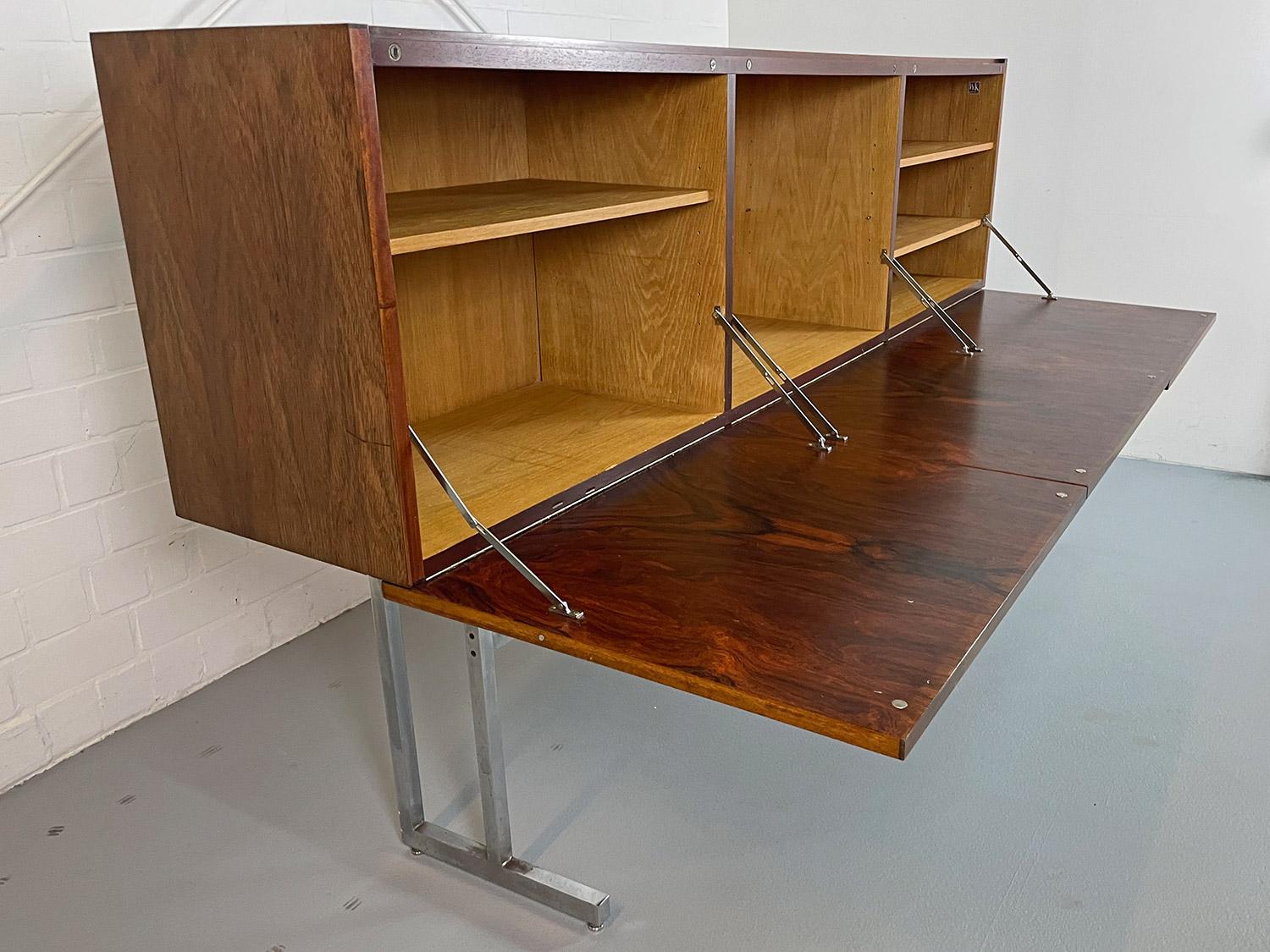 Georg Satink Credenza Wk Möbel Highboard Rosewood German 60s Design Bauhaus For Sale 6