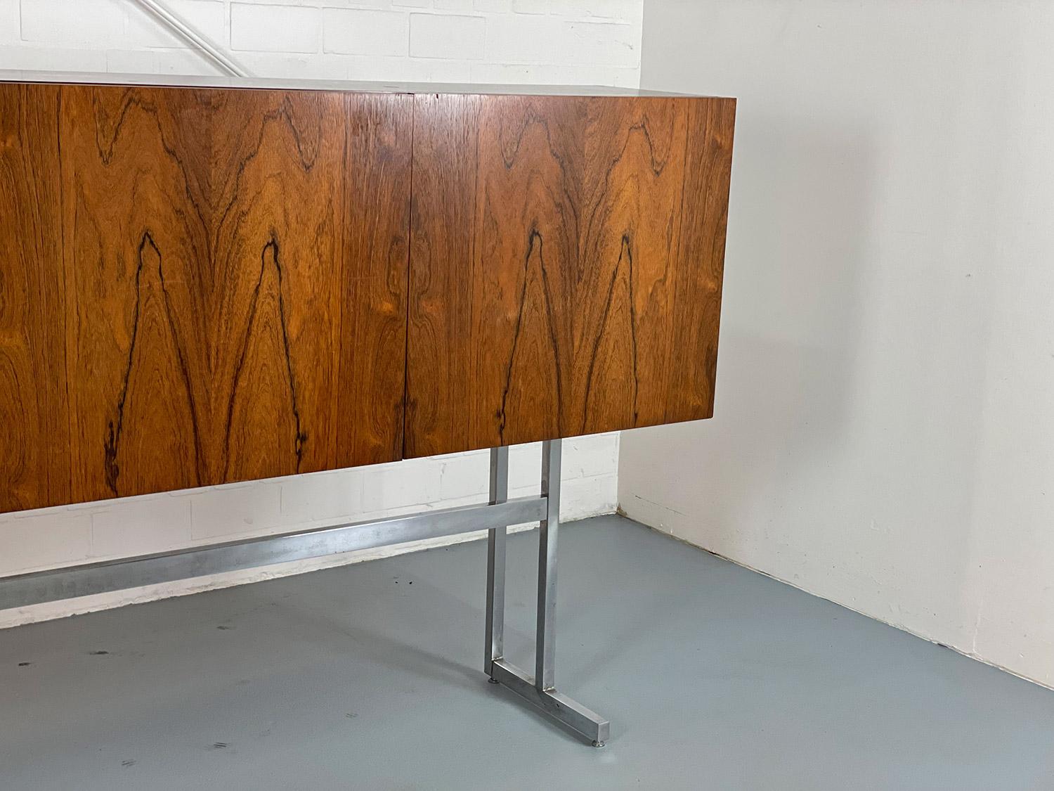 Georg Satink Credenza Wk Möbel Highboard Rosewood German 60s Design Bauhaus In Good Condition For Sale In Oldenburg, NI