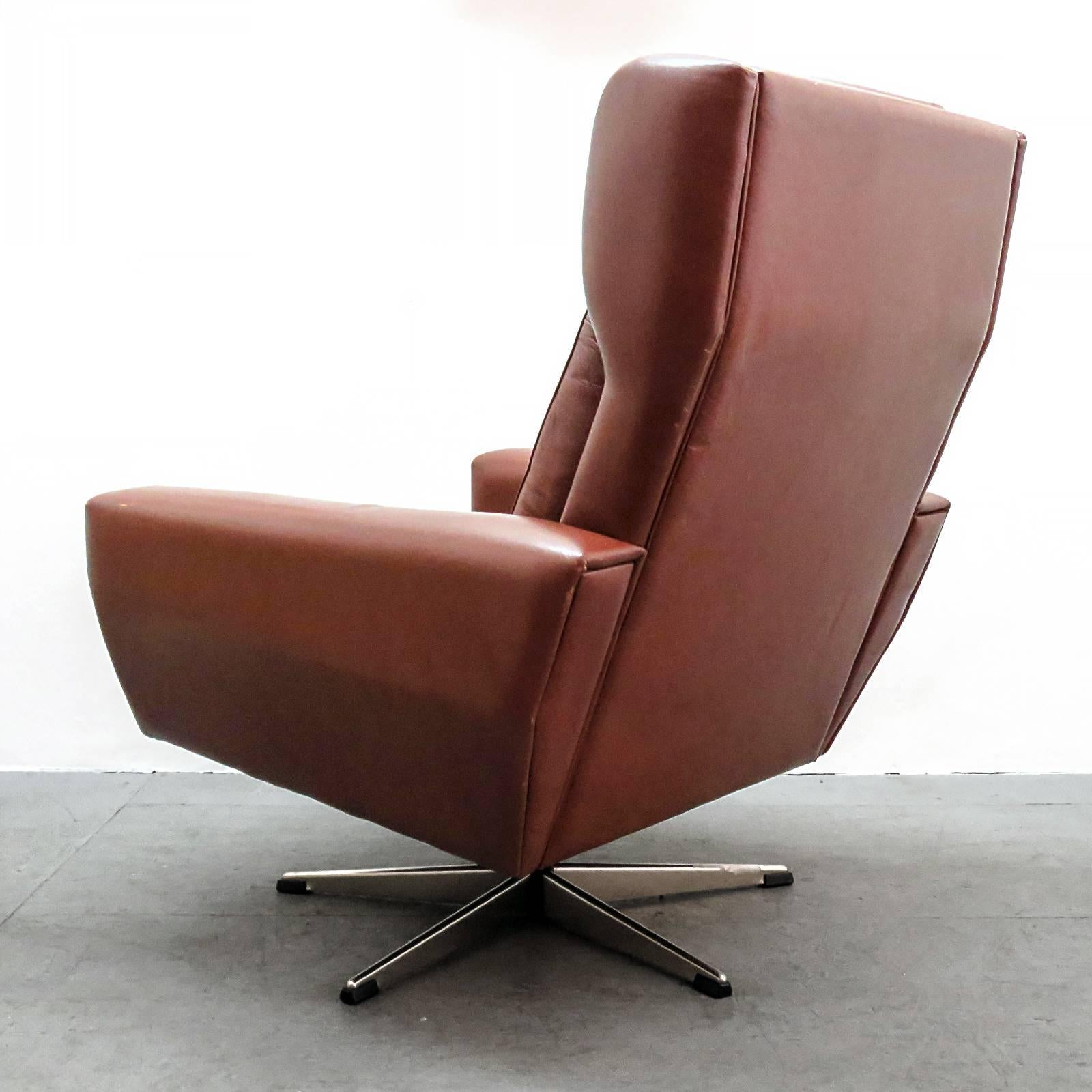 Danish Georg Thams Leather Lounge Chair