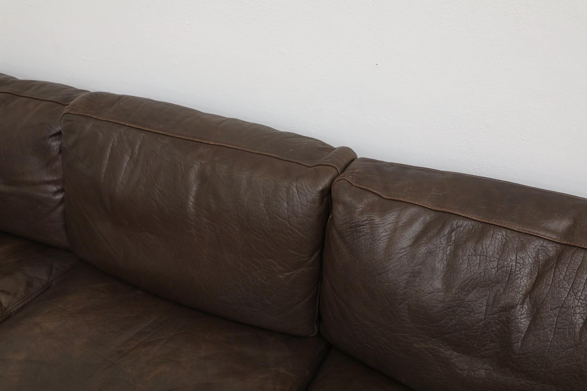 Canapé sectionnel en cuir Georg Thams, milieu du siècle danois, années 1970 en vente 4