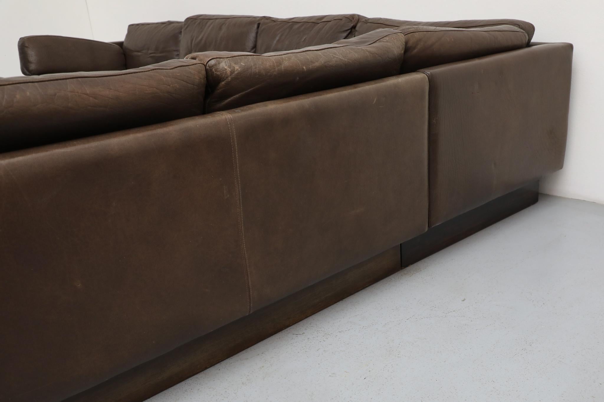 Canapé sectionnel en cuir Georg Thams, milieu du siècle danois, années 1970 en vente 8