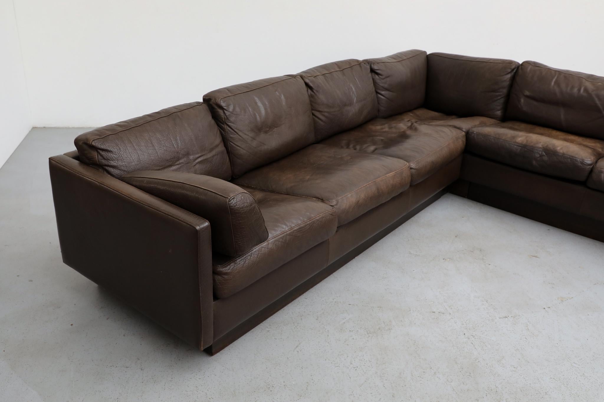 Canapé sectionnel en cuir Georg Thams, milieu du siècle danois, années 1970 en vente 11