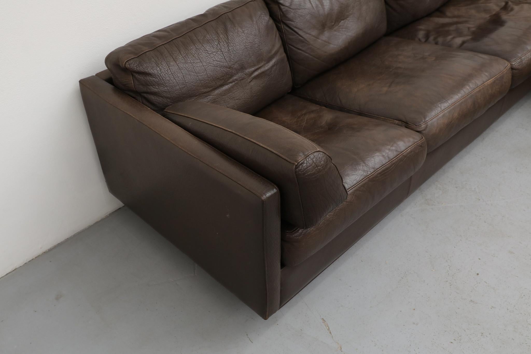 Canapé sectionnel en cuir Georg Thams, milieu du siècle danois, années 1970 en vente 1