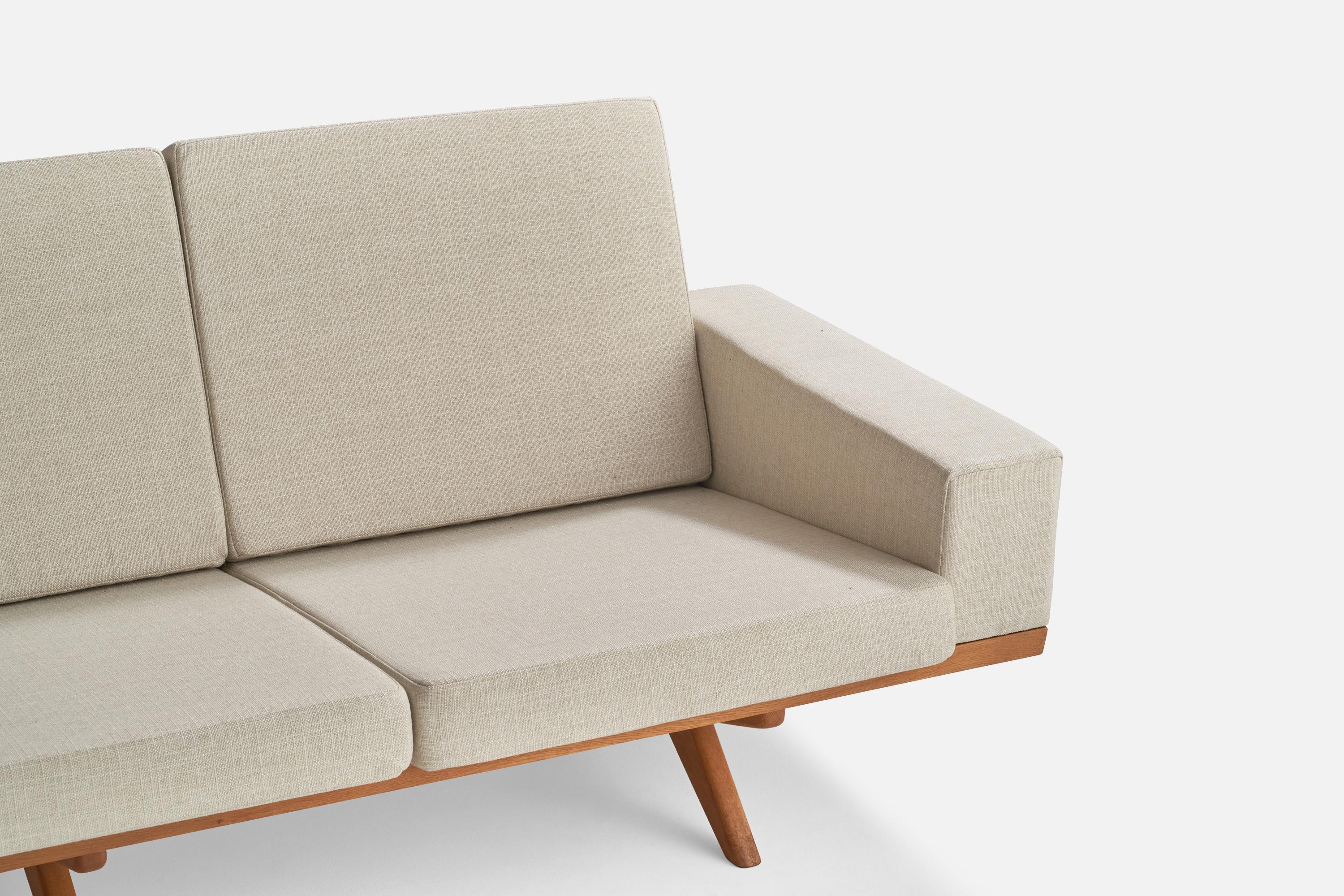 Mid-20th Century Georg Thams, Sofa, Oak, Fabric, Denmark, 1964 For Sale