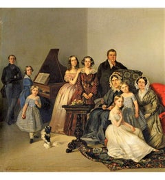 Georg von Bothmann (1810-1891)+Portrait of the family of Dutchess Adèle Ozarowsk