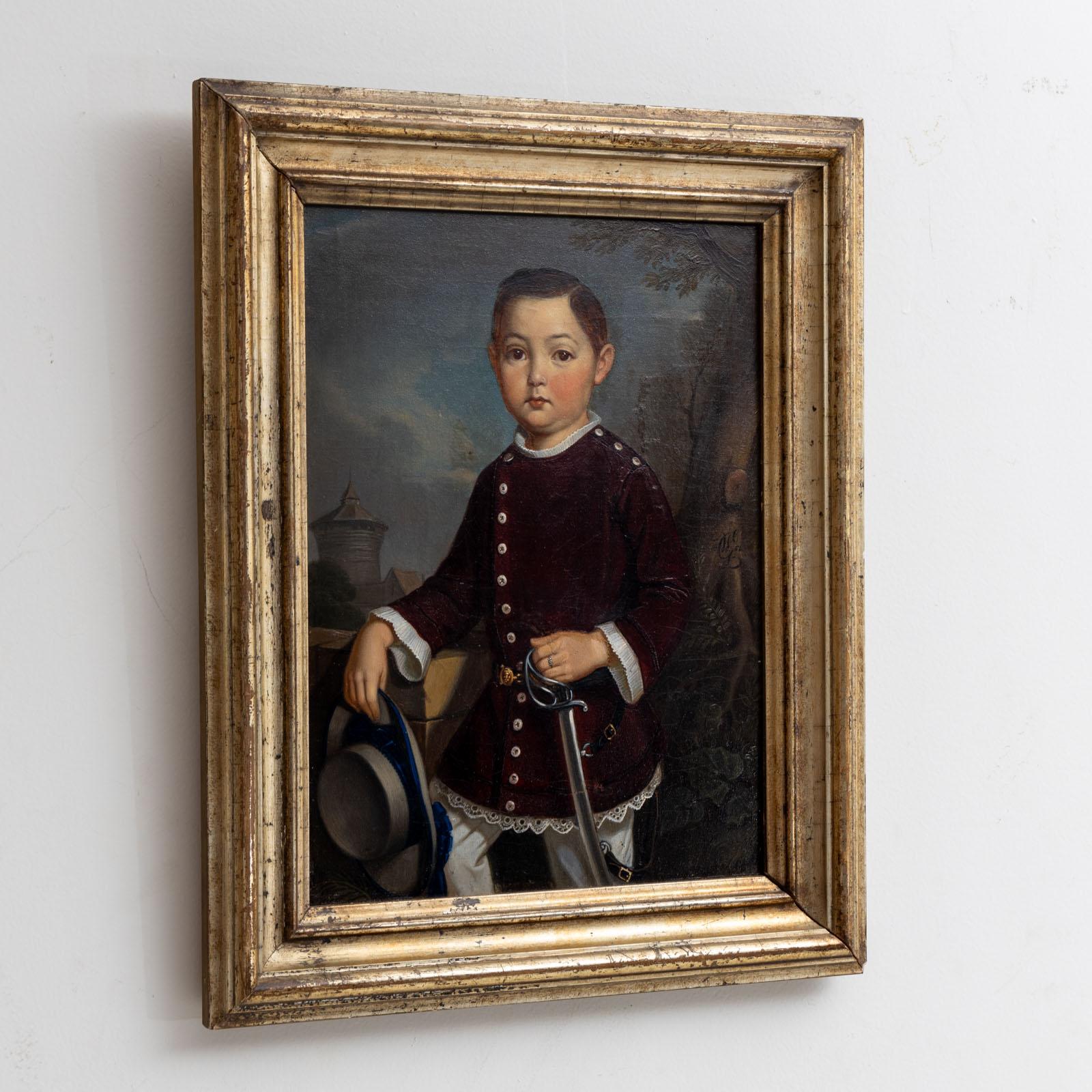 Georg Wilhelm Wanderer (1804-1863), Portrait d'un garçon, Nuremberg 1836 en vente 5