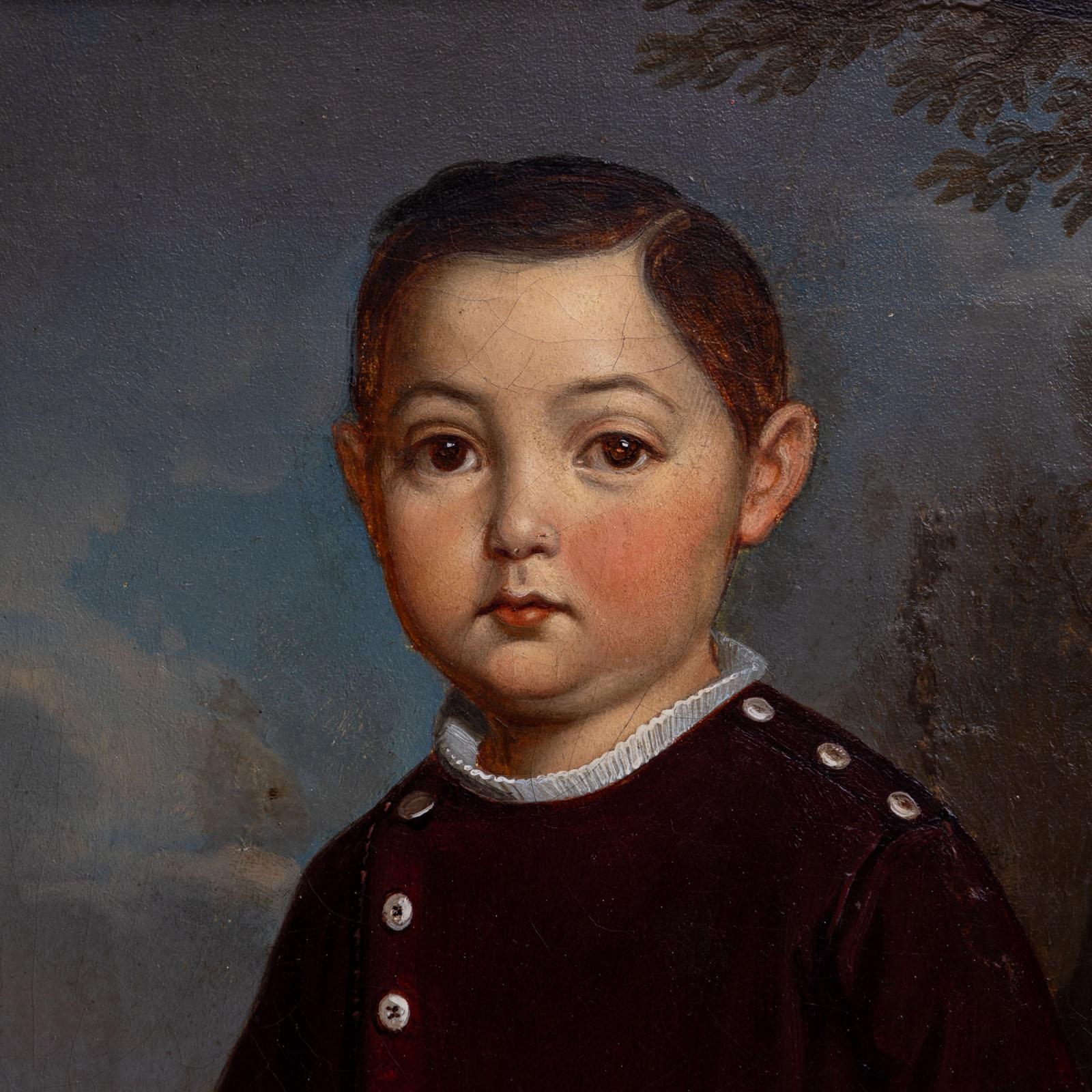 Georg Wilhelm Wanderer (1804-1863), Portrait d'un garçon, Nuremberg 1836 en vente 8