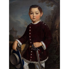 Georg Wilhelm Wanderer (1804-1863), Portrait d'un garçon, Nuremberg 1836