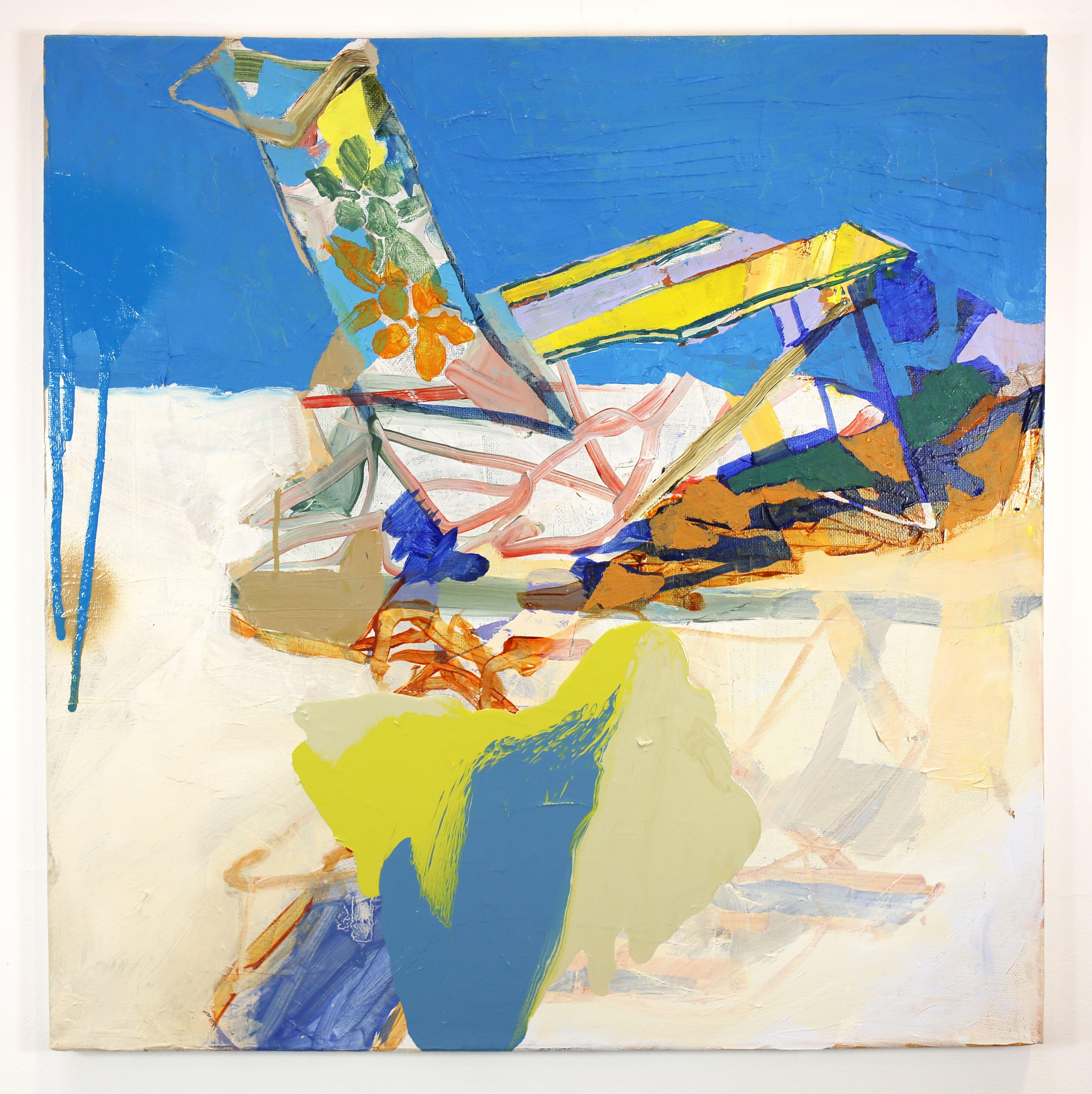 Georganna Greene Abstract Painting - Folding Chair