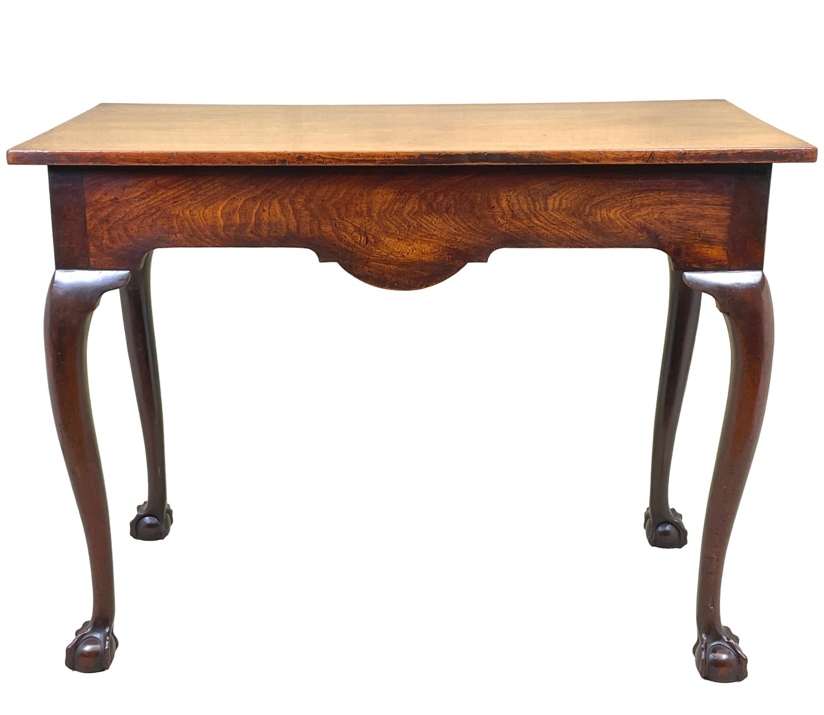 18th Century George 1 Mahogany Serving Table