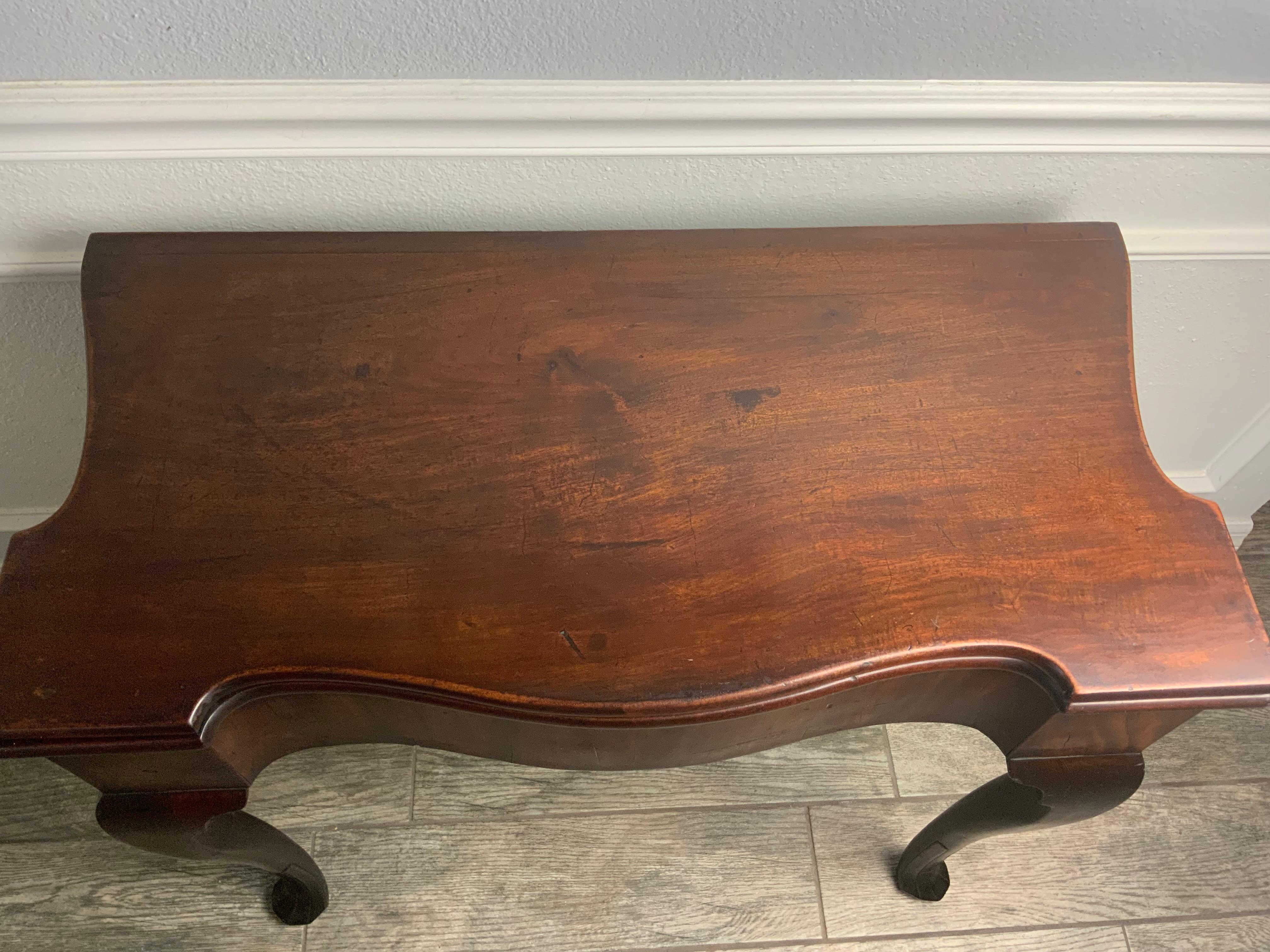 George 11 Mahogany Card Table For Sale 12