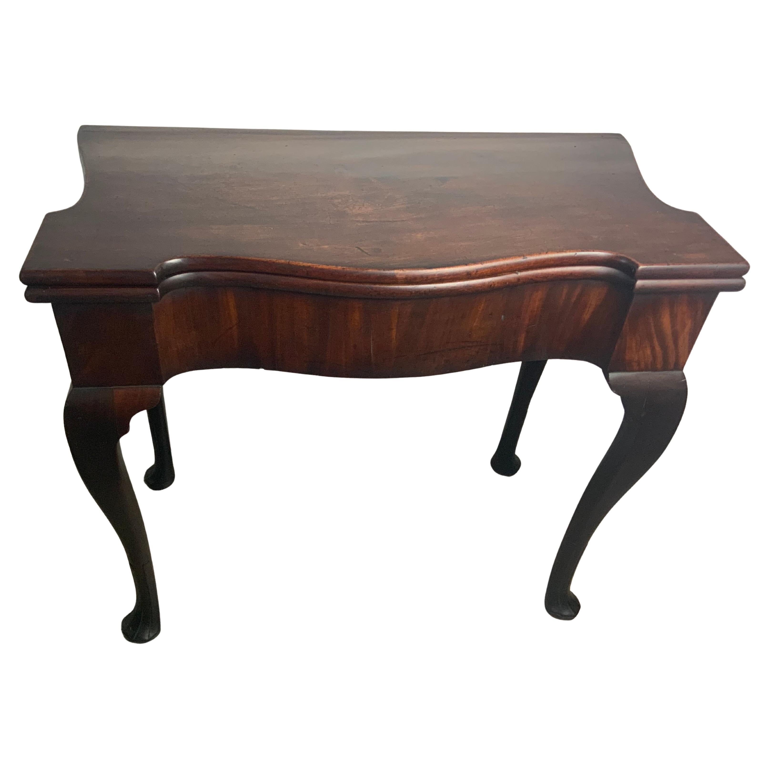 George 11 Mahogany Card Table