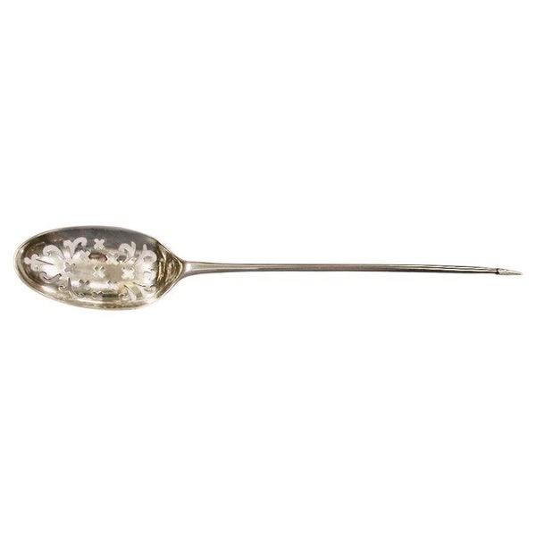 George 11 Silver Mote Spoon, Dated circa 1740, Made in London