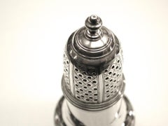 George 11 Silver Pepper Pot Dated 1748, Sam Wood, Assayed in London