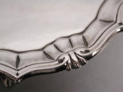 George 11 Silver Salver, William Peaston, Dated 1751, London Assay