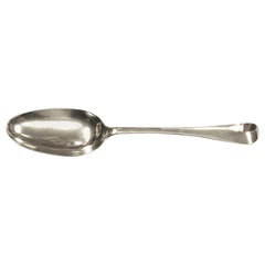 George 11 Silver Shell Back Table Spoon, 1745, Elias Cachart, London