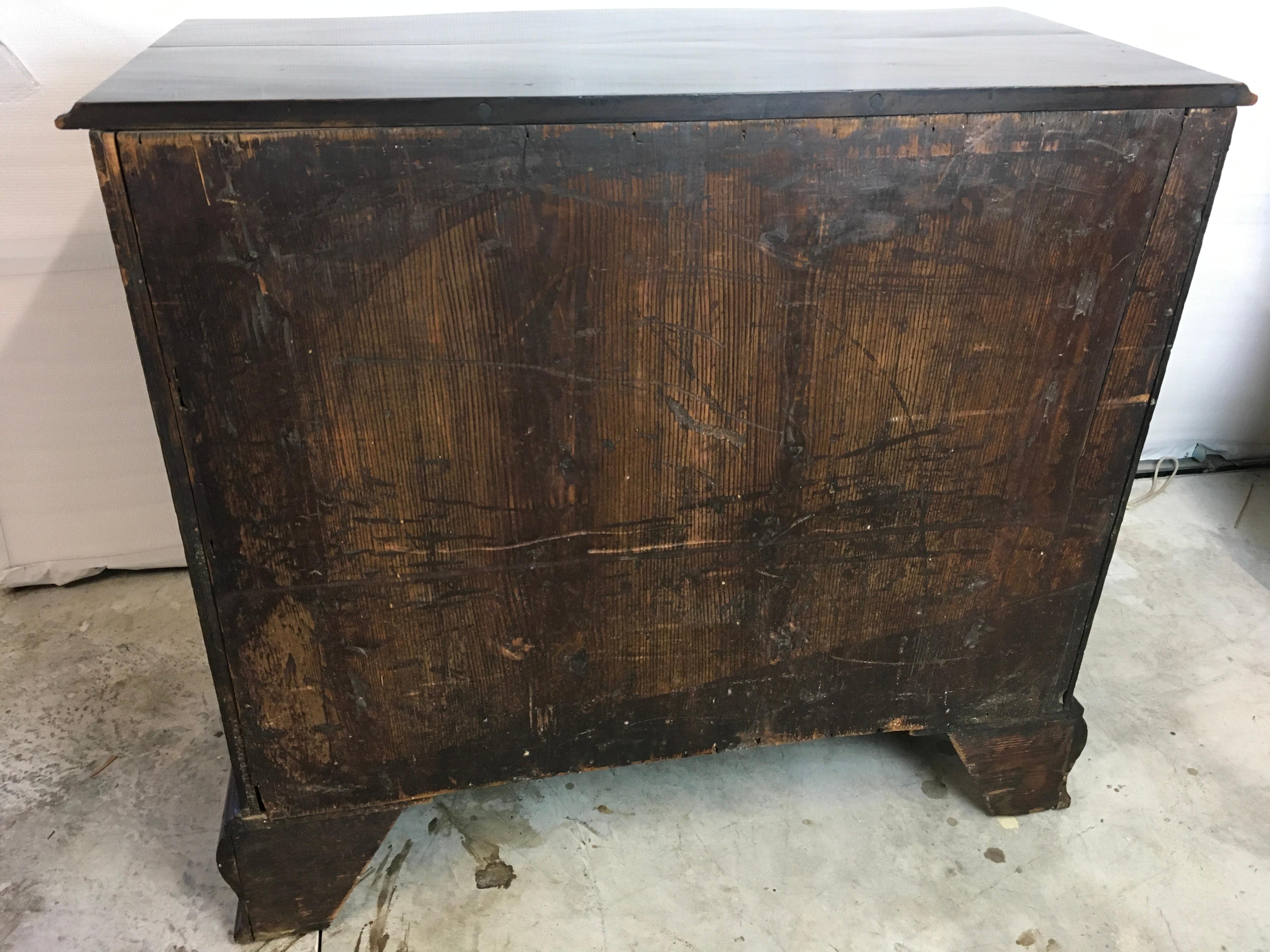 George 111 Mahogany Bachelors Chest For Sale 6