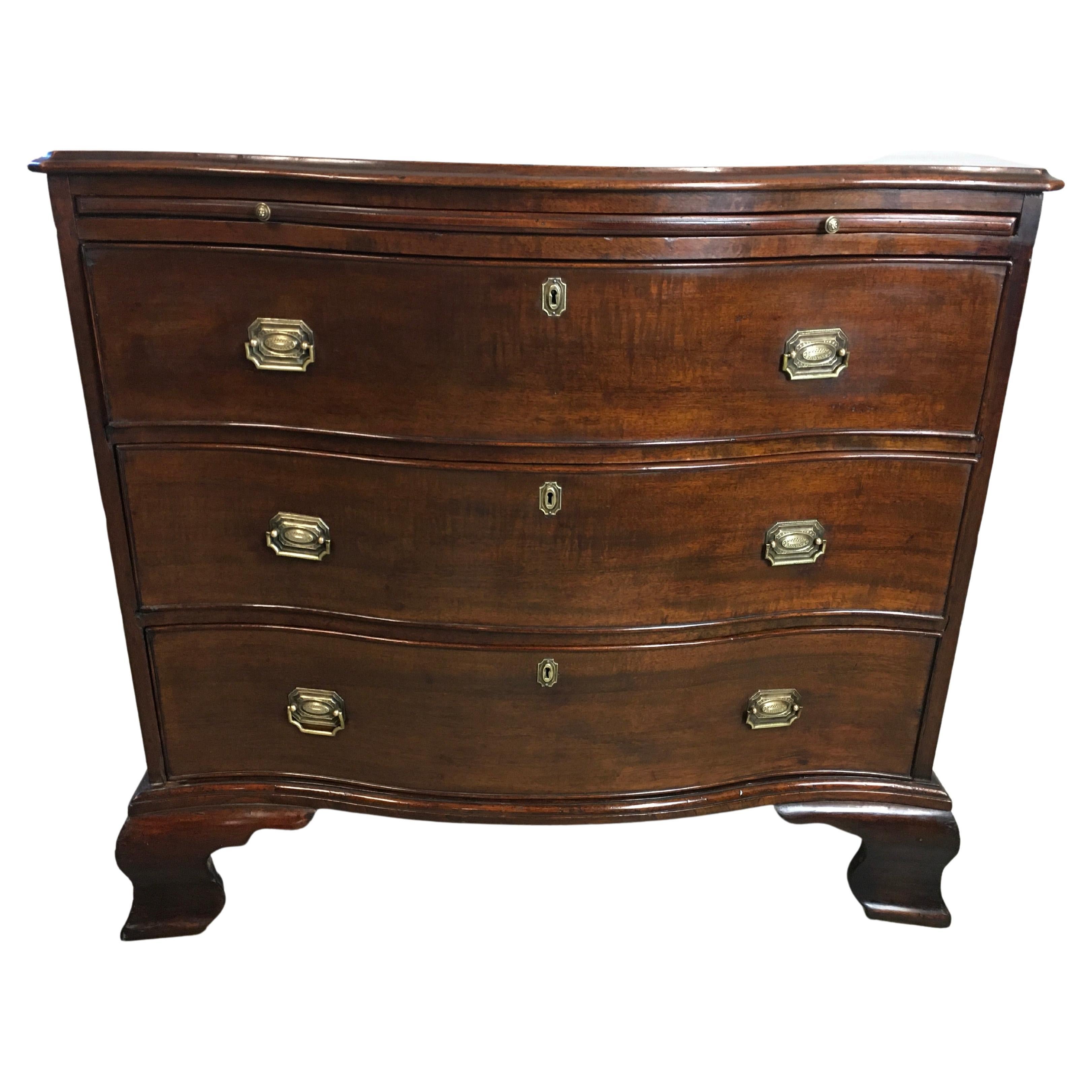 George 111 Mahogany Bachelors Chest For Sale