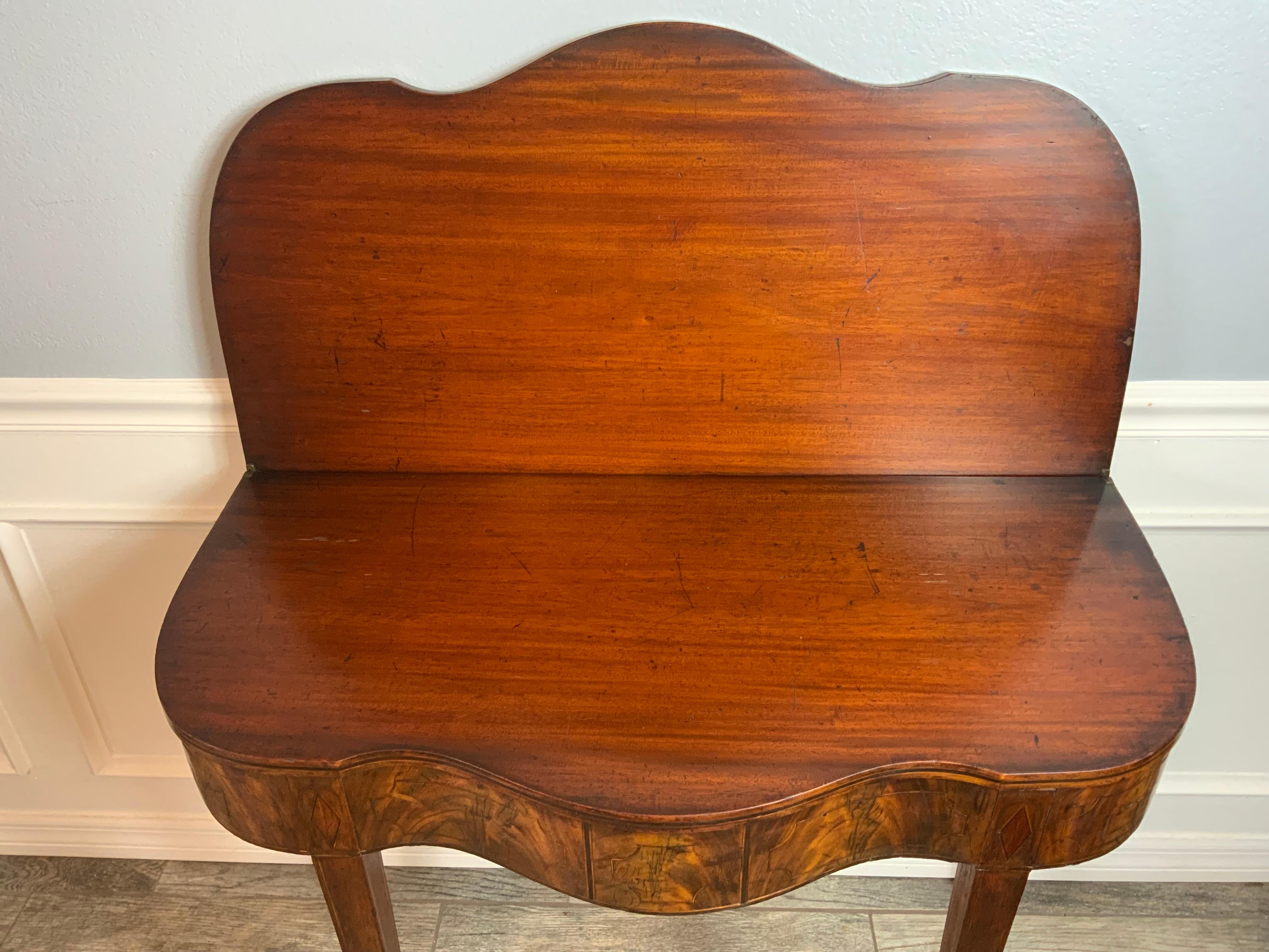 George 111 Mahogany Card Table For Sale 8