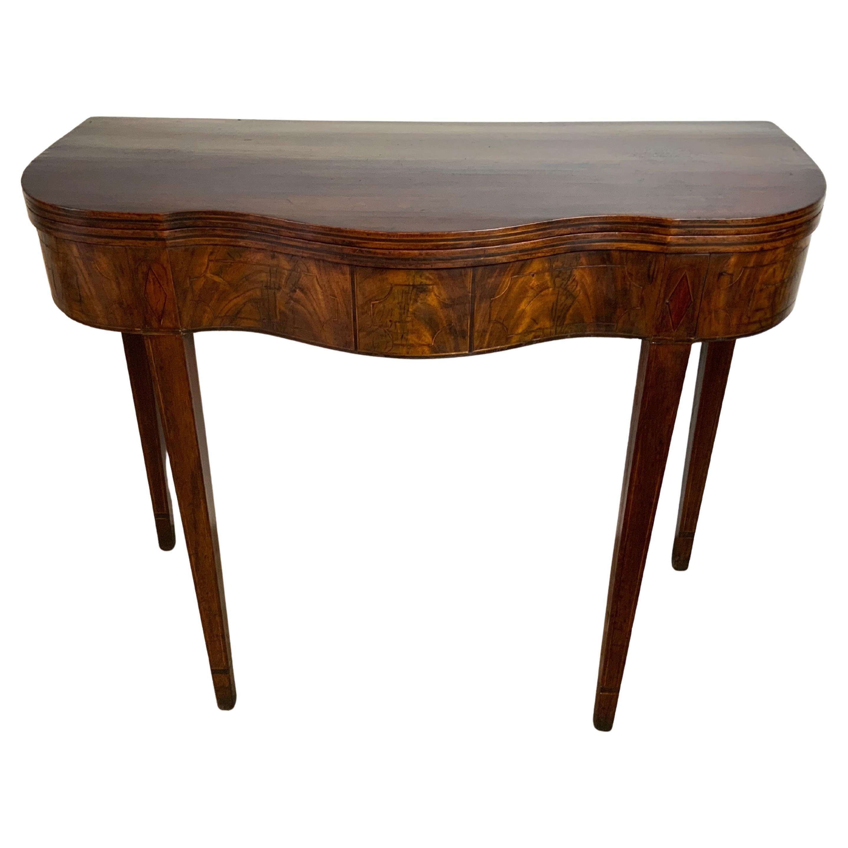 George 111 Mahogany Card Table