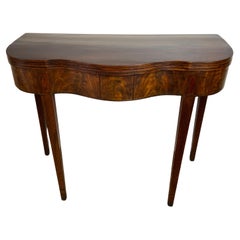 Mesa de cartas de caoba George 111