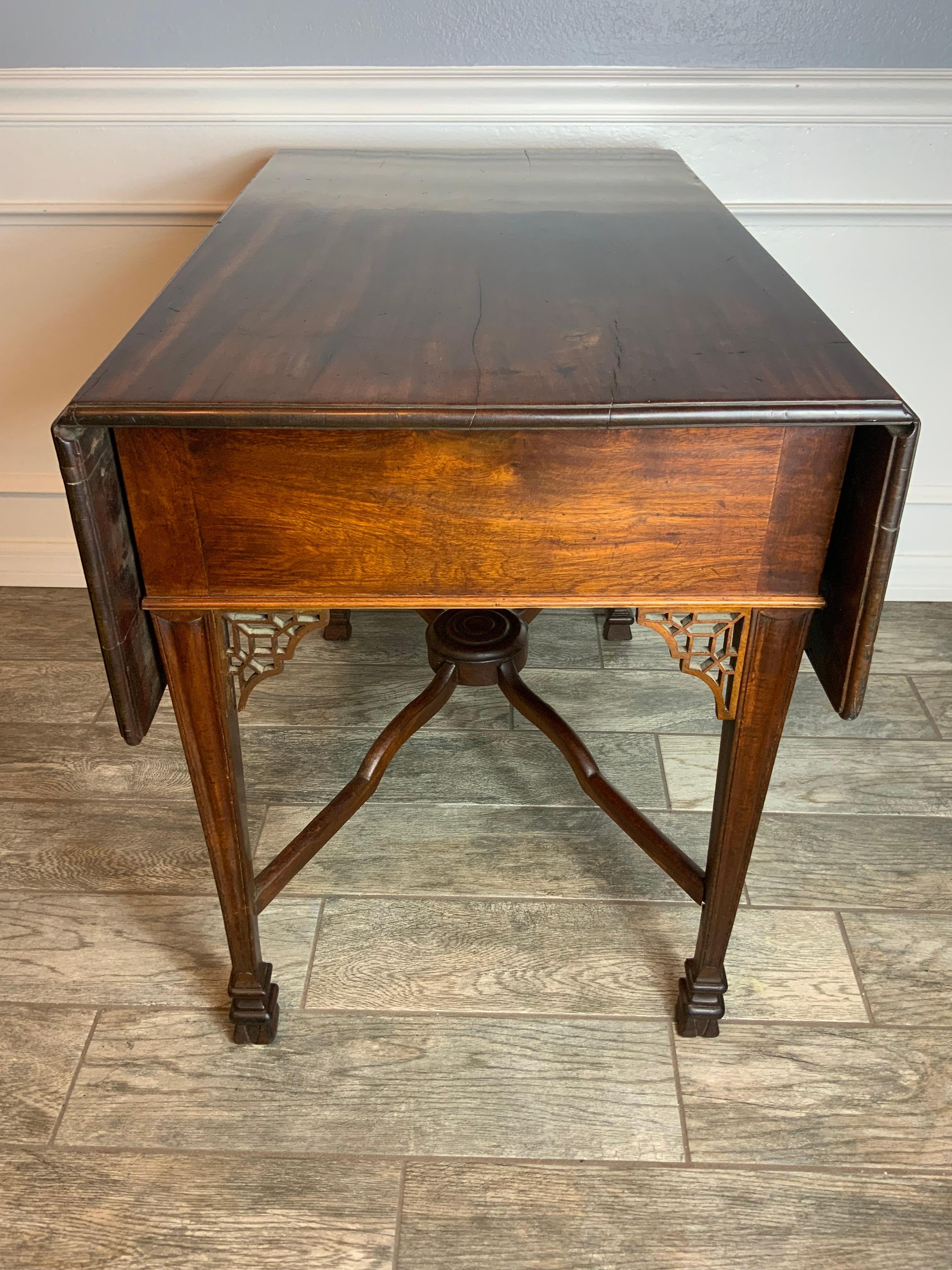 George 111 Mahagoni-Pembroke-Tisch im Angebot 7