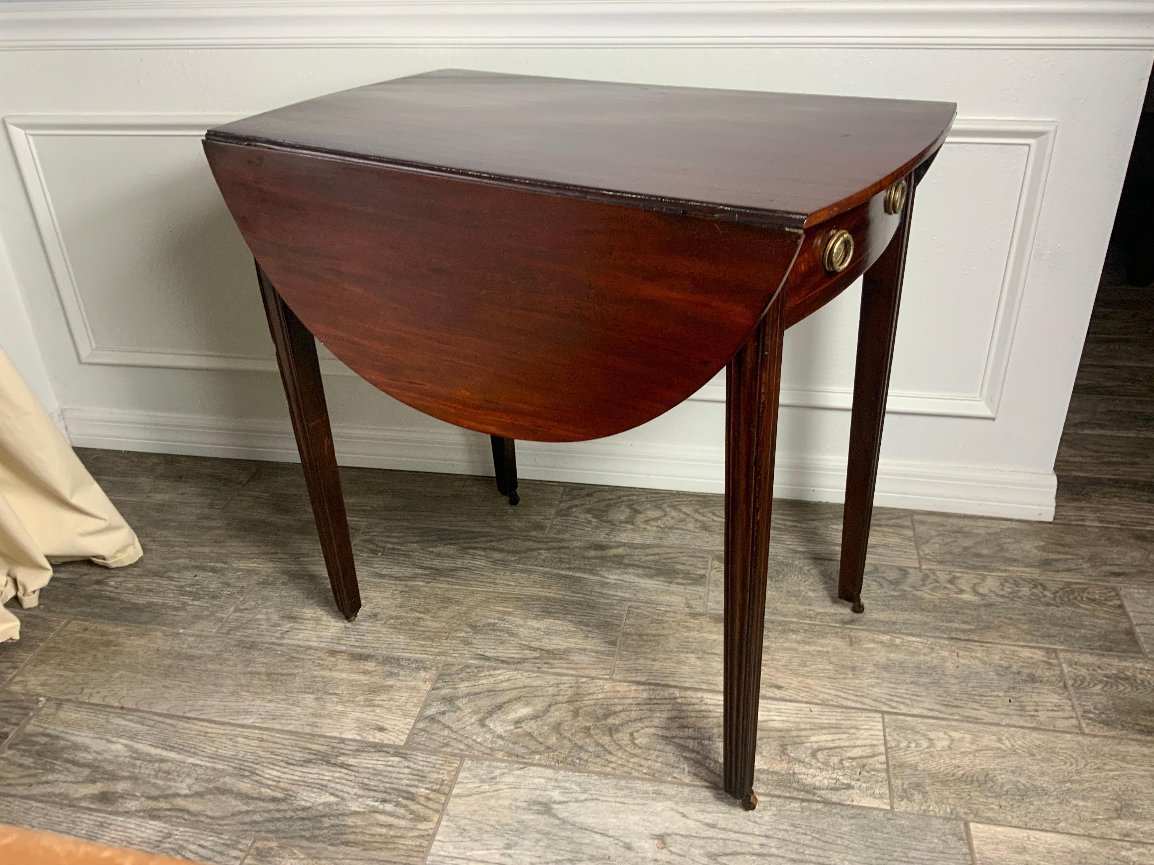 George 111 Mahogany Pembroke Table For Sale 10