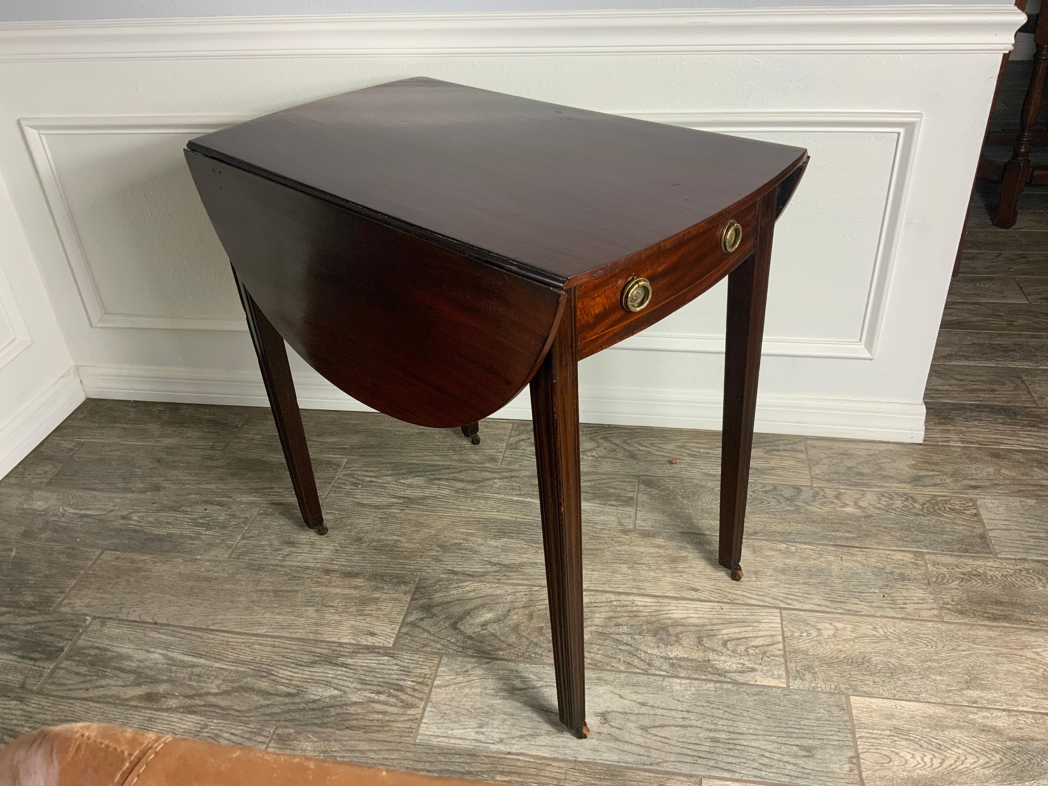 George 111 Mahogany Pembroke Table For Sale 11