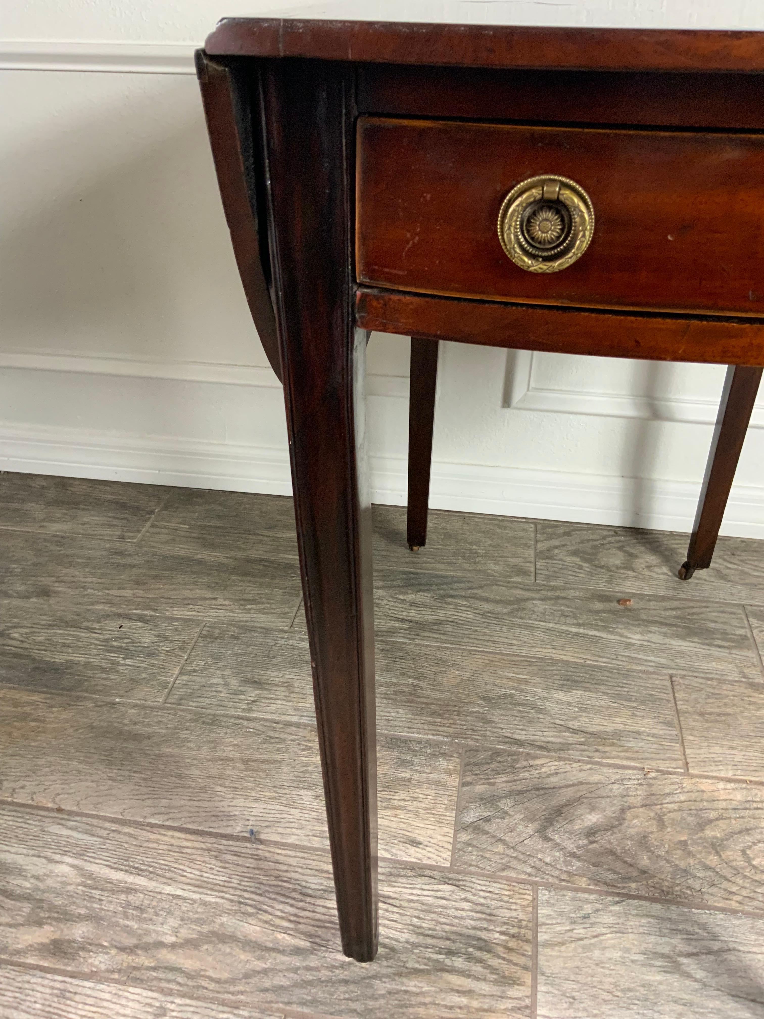 George III George 111 Mahogany Pembroke Table For Sale